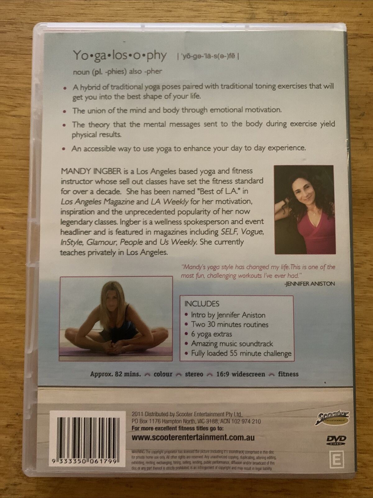 Yogalosophy - Believe Feel Become (DVD, 2011) Mandy Ingber