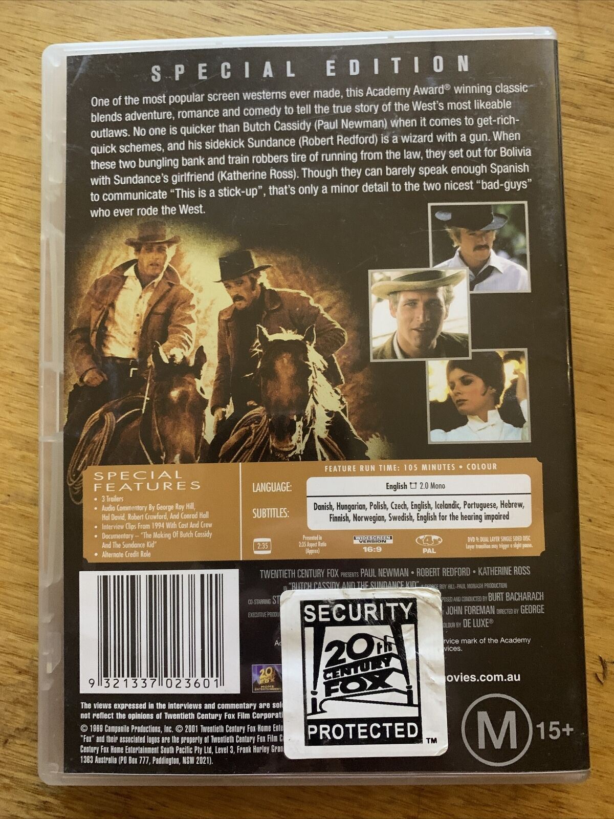 Butch Cassidy And The Sundance Kid - Special Edition (DVD, 1969) Region 4