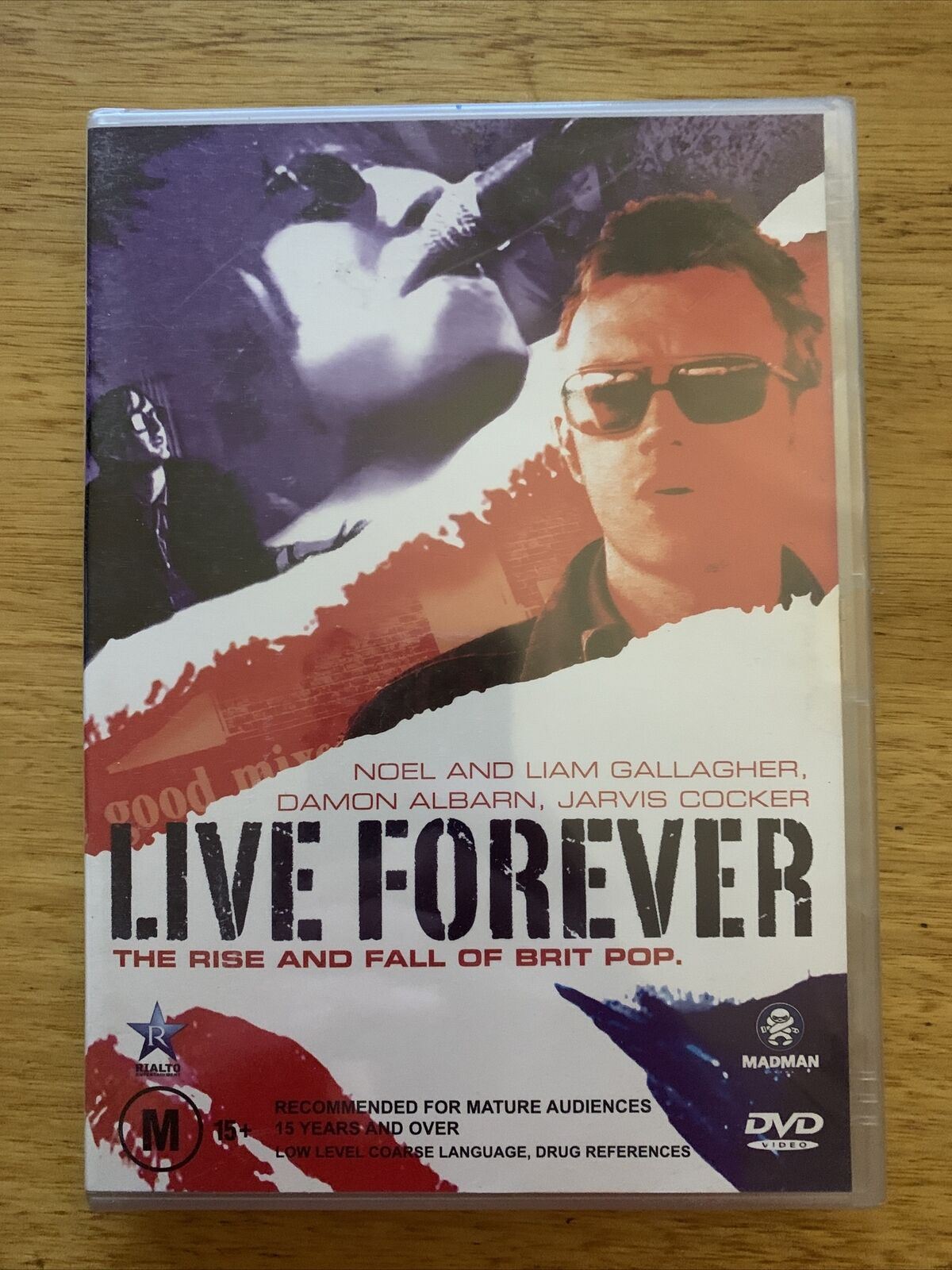 Live Forever (DVD, 2003) Noel Gallagher, Liam Gallagher, Damon Albarn