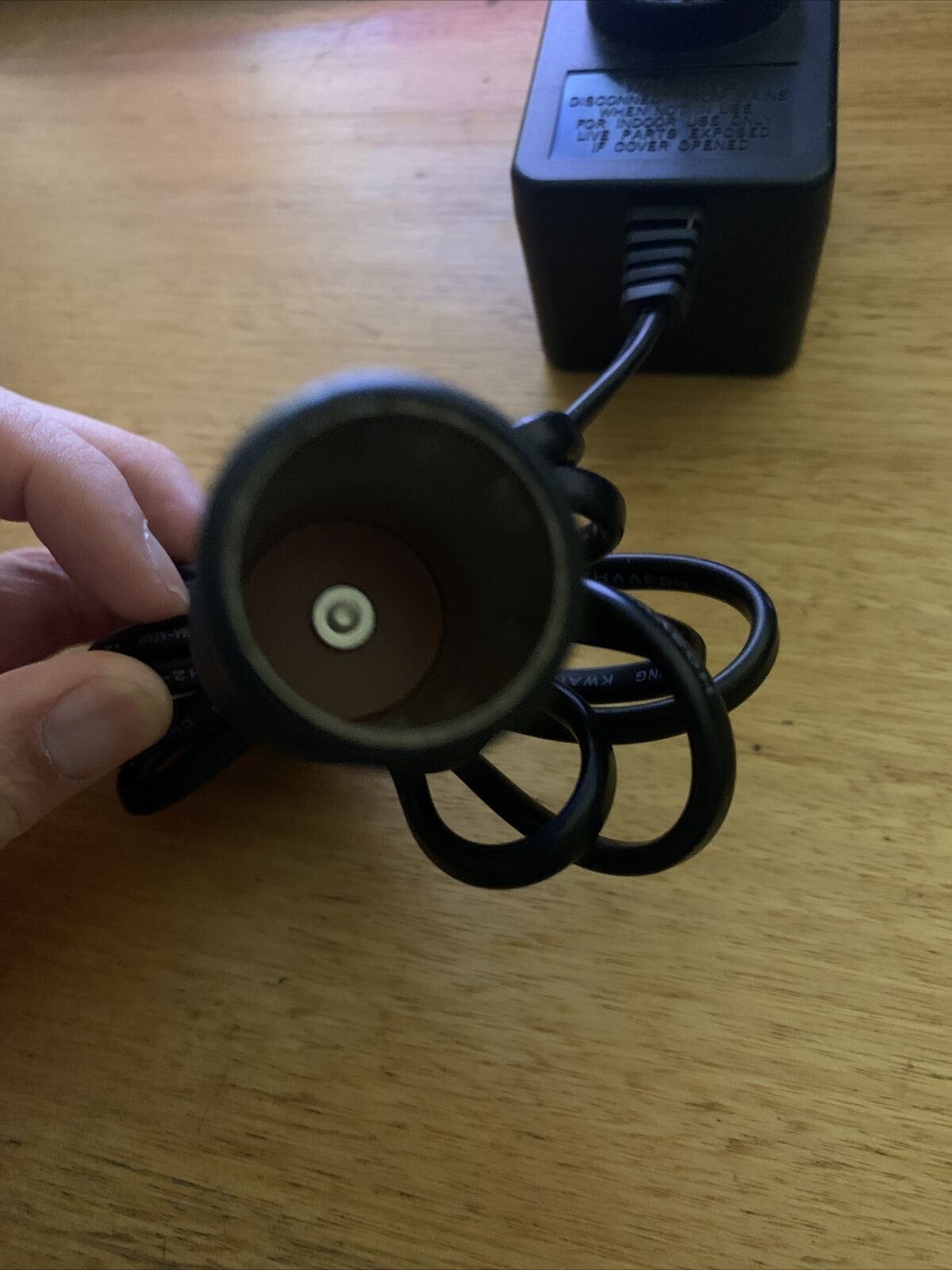 AC Adaptor to Car Socket Cigarette Lighter MWD48-1201000AS 12v 1a