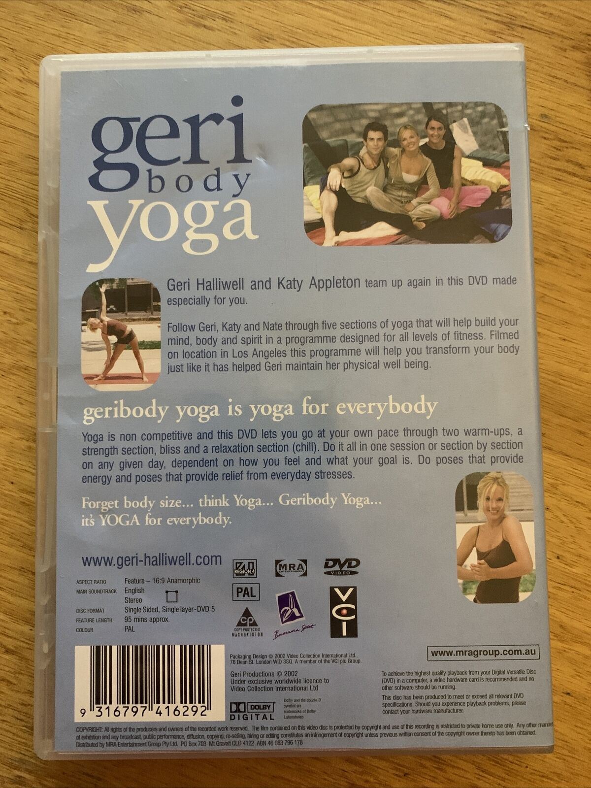 Geri Body Yoga (DVD, 2002) Geri Halliwell
