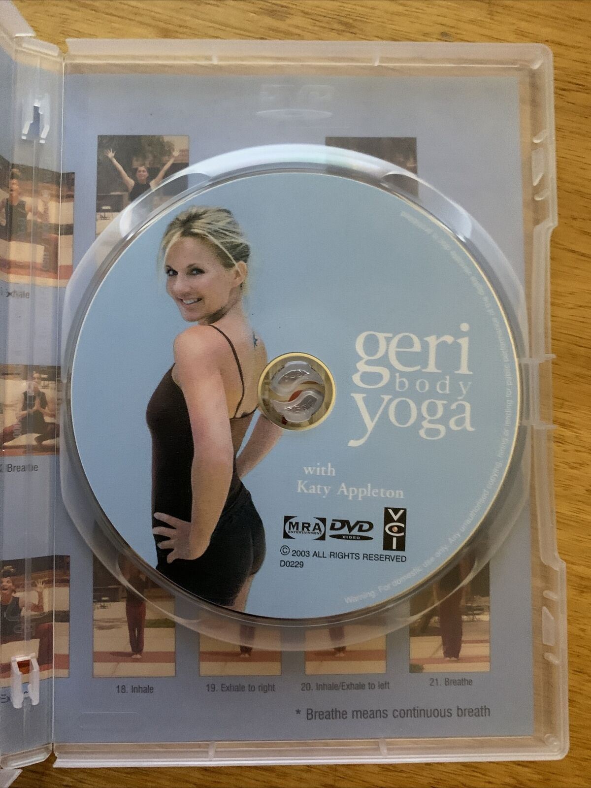 Geri Body Yoga (DVD, 2002) Geri Halliwell
