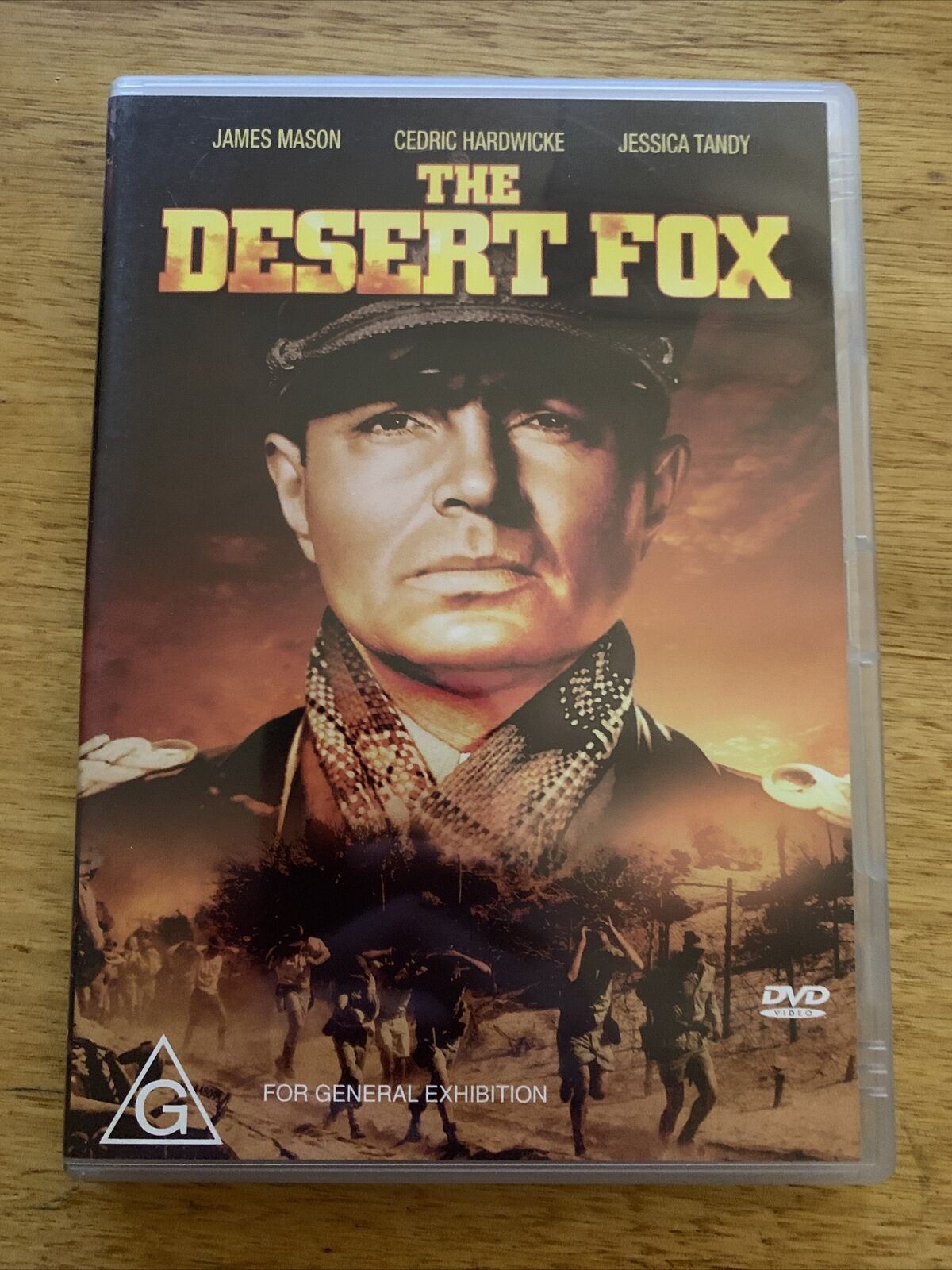 The Desert Fox: The Story of Rommel (DVD, 1951) James Mason Region 4