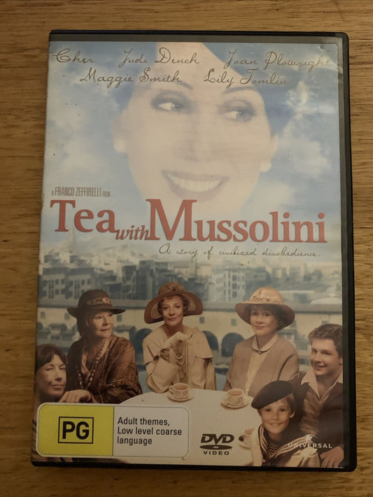 Tea With Mussolini (DVD, 1999) Maggie Smith, Judi Dench, Joan Plowright Region 4