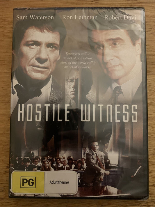 *New Sealed* Hostile Witness (DVD, 1968) Sam Waterston, Ron Leibman. Region 4