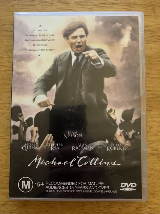 Michael Collins (DVD, 1996) Liam Neeson, Aidan Quinn, Julia Roberts  Region 4