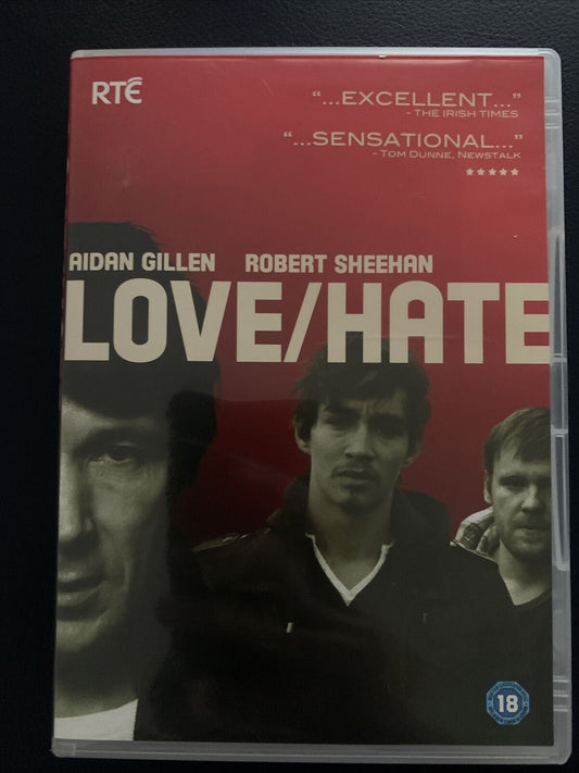Love/Hate - Season 1 (DVD, 2010)  Aidan Gillen, Robert Sheehan