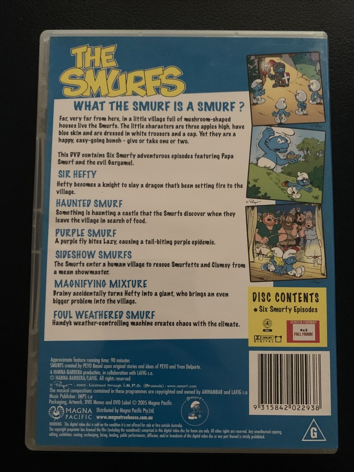 The Smurfs : Vol 4 (DVD, 1981) Region 4