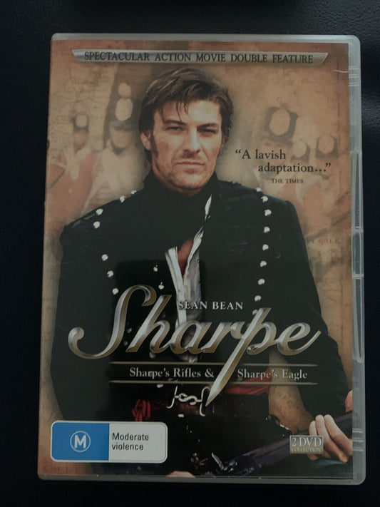 Sharpe's Eagles / Sharpe's Rifles (DVD, 2006, 2-Disc Set) Sean Bean. Region 4