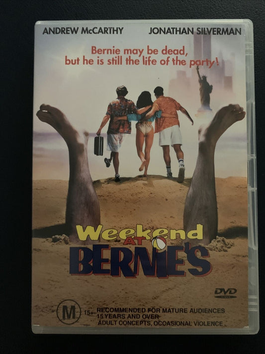 Weekend At Bernie's (DVD, 1989) Andrew McCarthy, Jonathan Silverman  Region 4