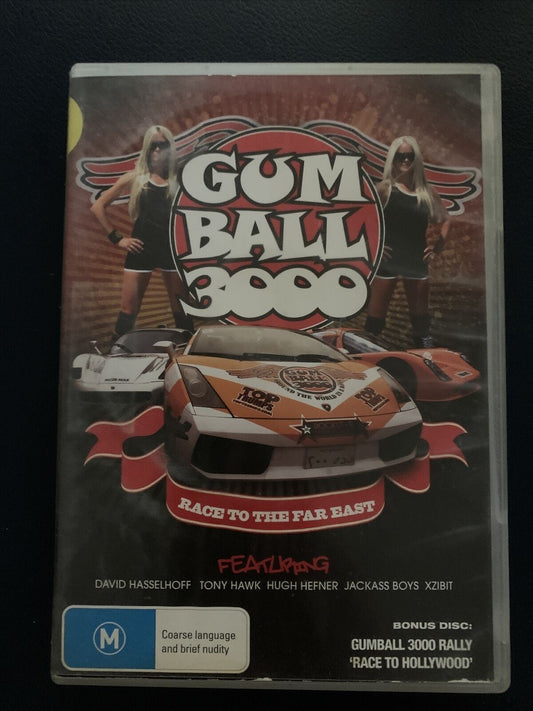 Gum Ball 3000 - Race to the Far East (DVD, 2009) David Hasselhoff