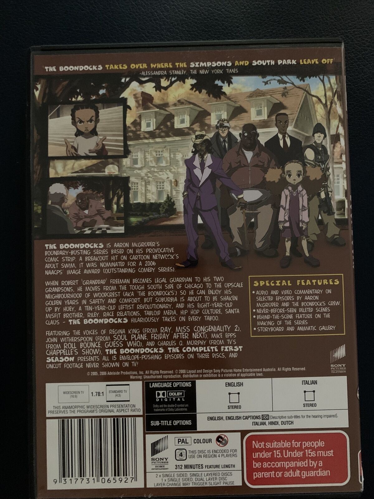 The Boondocks - Season 1 (DVD, 2005) Region 4
