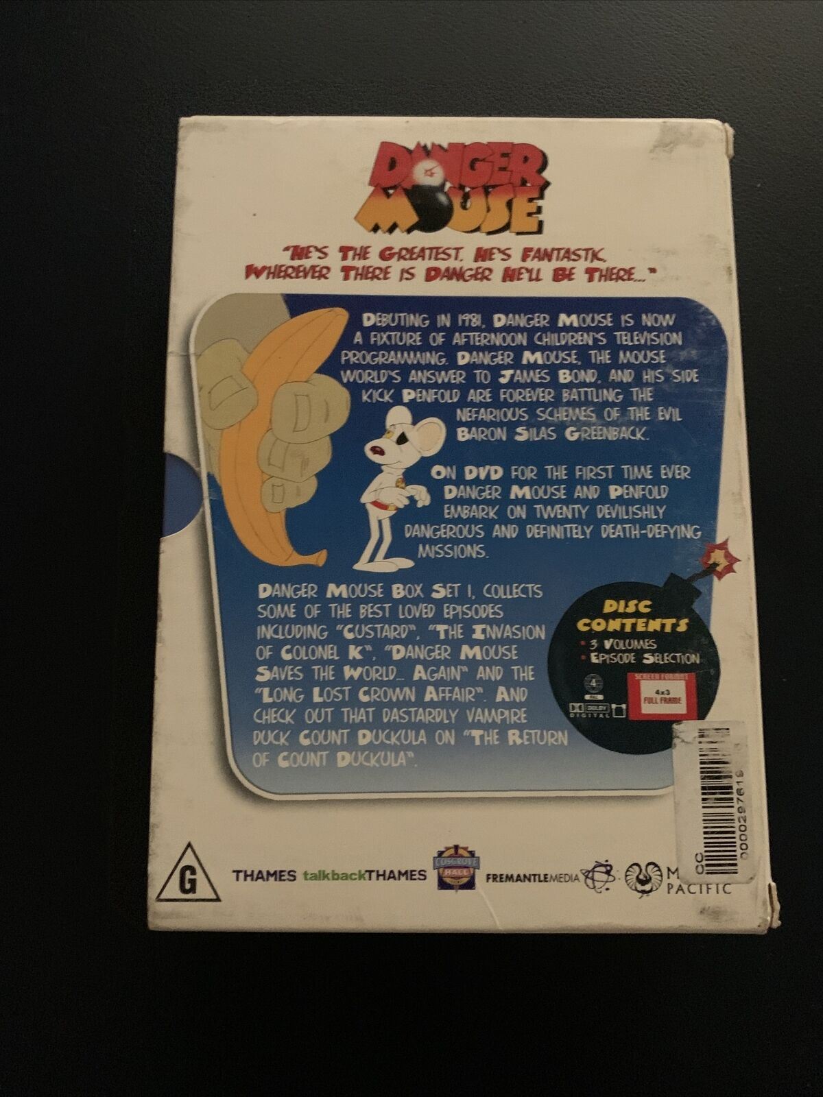 Danger Mouse (DVD Box Set) Over 5 Hours Of Action