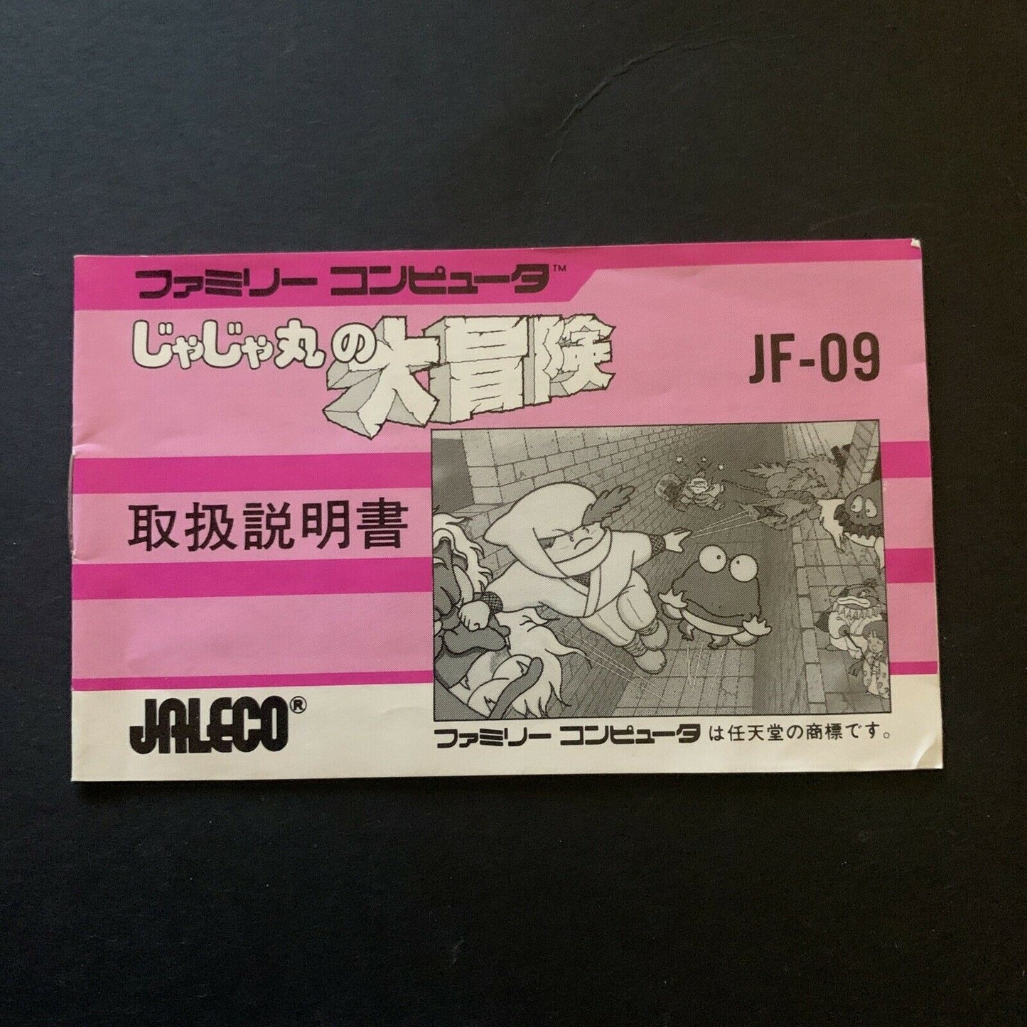 JaJaMaru's Great Adventure - Nintendo Famicom NES Japan /w Manual Platformer