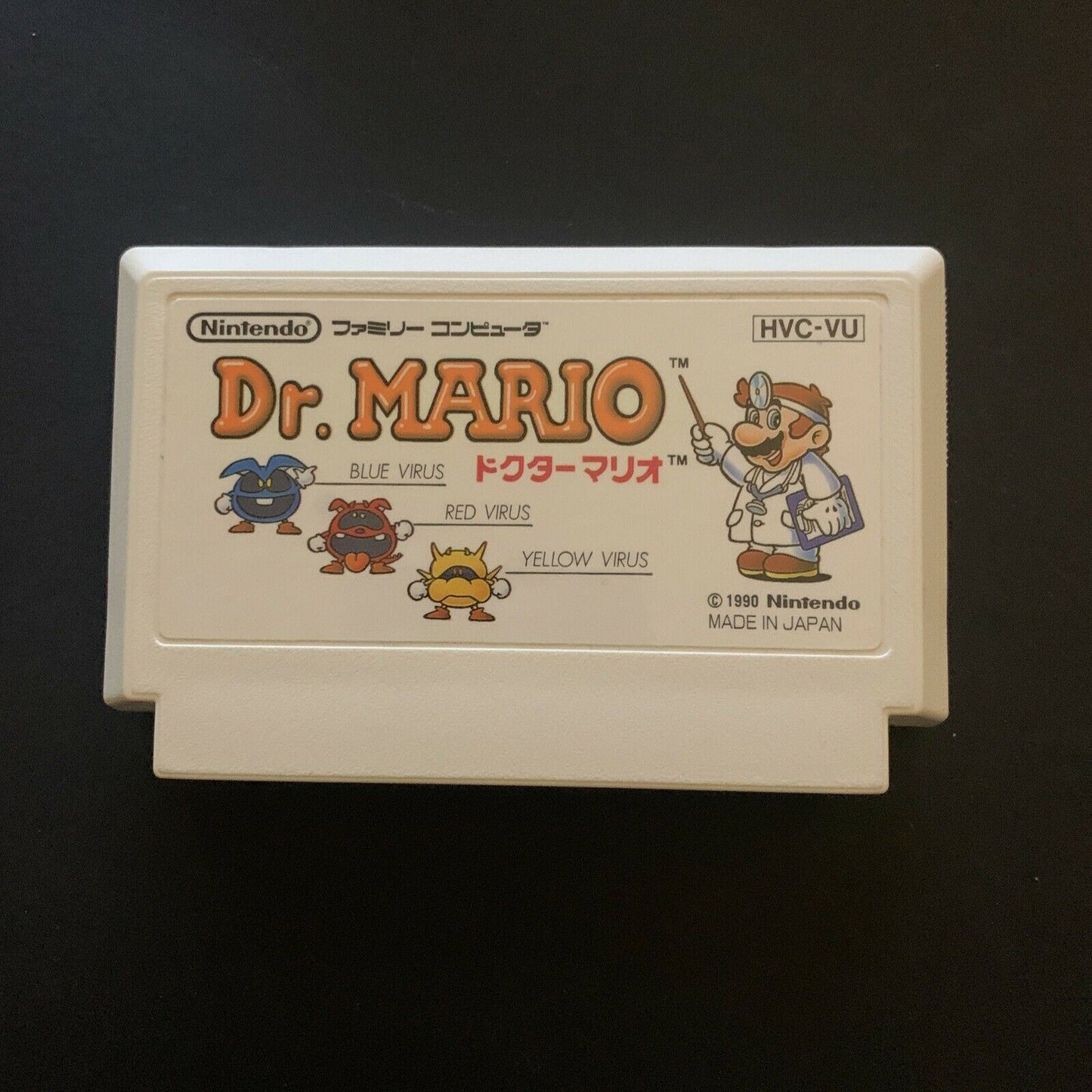 Dr Mario - Nintendo Famicom NES Japan with Manual Game