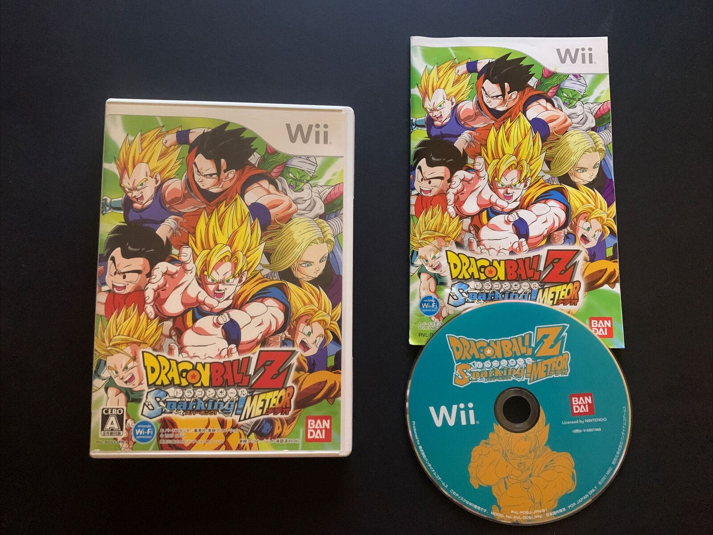 Dragonball Z: Sparking Meteor - Nintendo Wii with Manual *NTSC-J (Japan)*