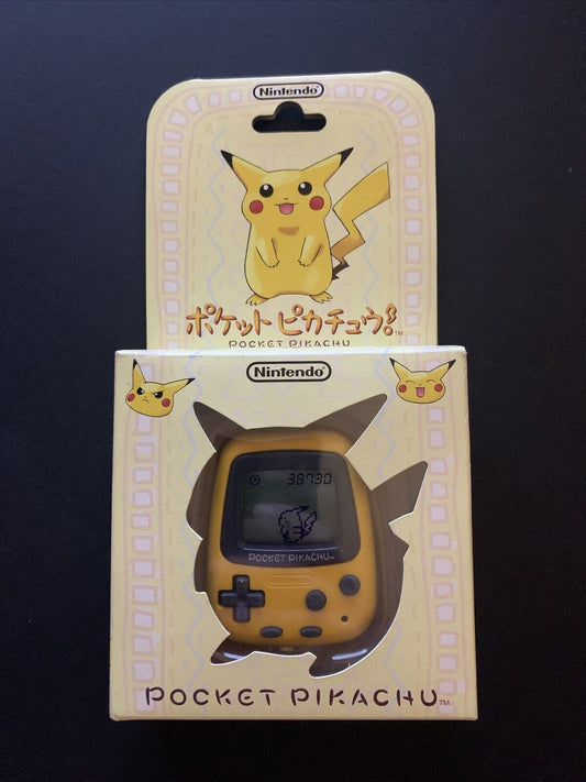 Nintendo Pokemon Pikachu Virtual Pet Tamagotchi 1998 Battery Pedometer