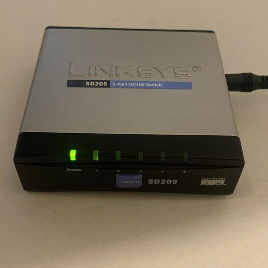 Cisco Linksys SD205 High Speed Office Network l 5port 10/100 Switch CISCO SYSTEM
