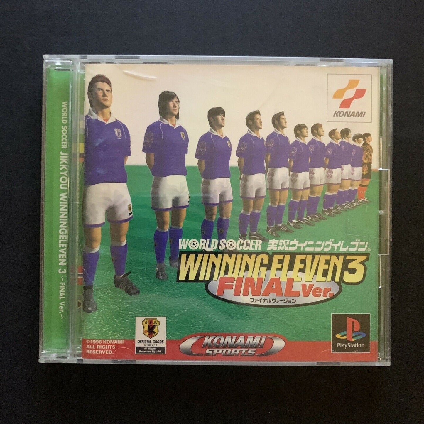 Winning Eleven 3 - PS1 PlayStation NTSC-J Japan Classic Soccer Football Game