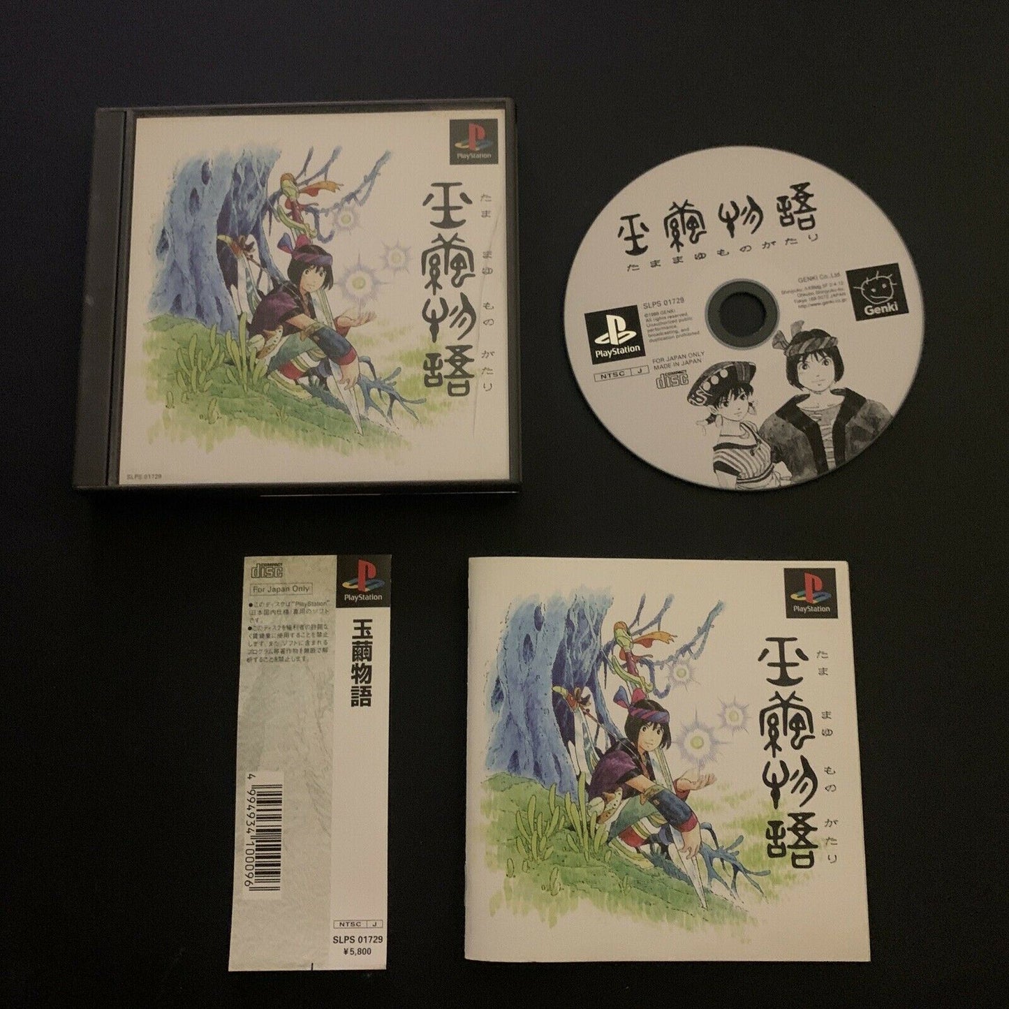 Tamamayu Monogatari Jade Cocoon: Story of Tamamayu - PS1 PlayStation NTSC-J