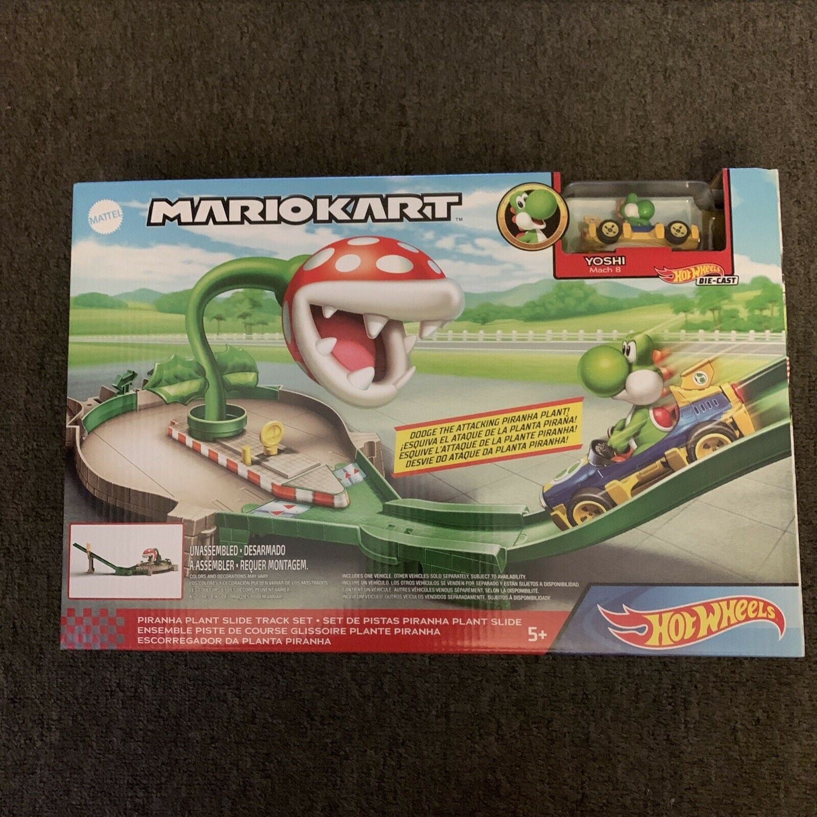 Hot wheels hw best sale mario kart piranha set