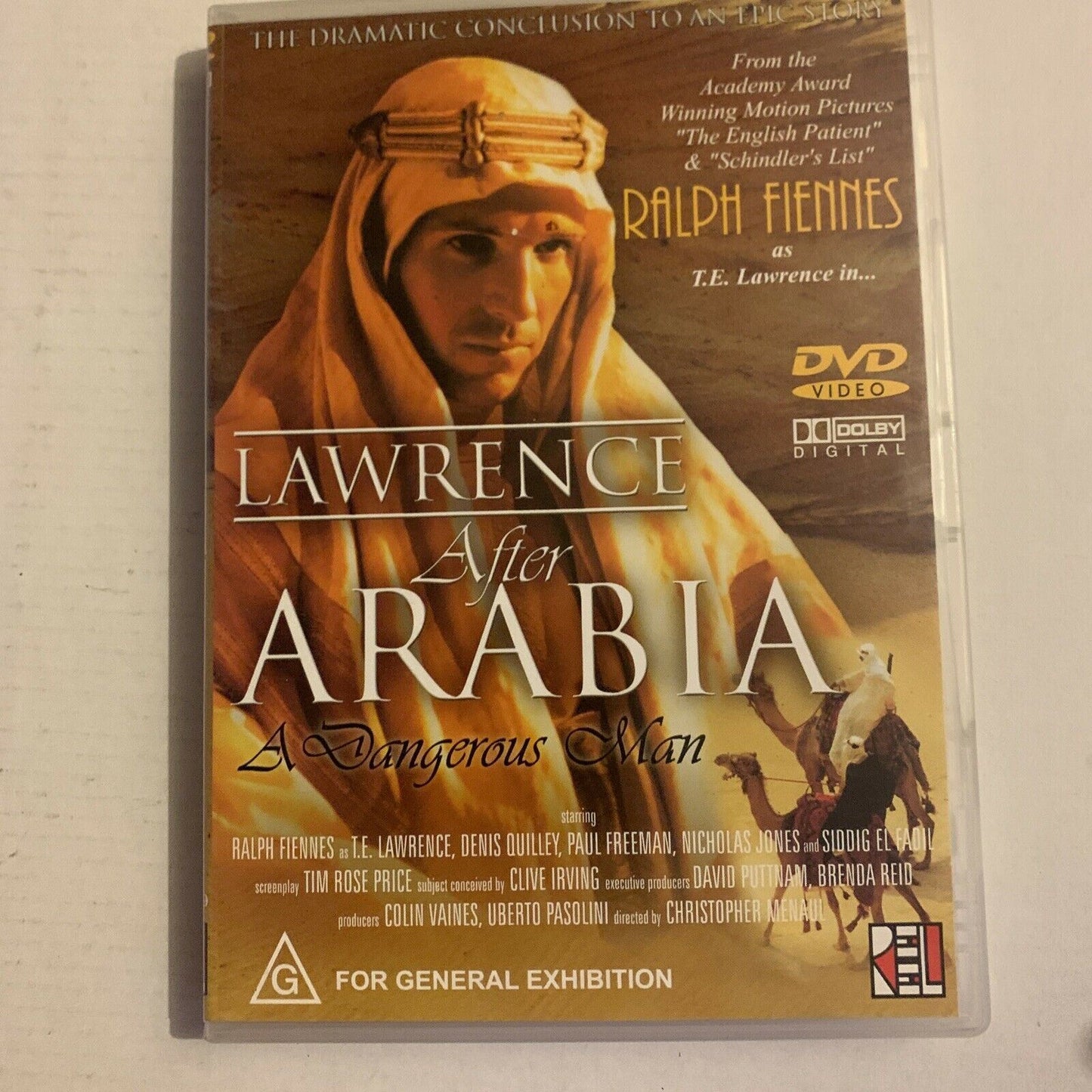 Lawrence After Arabia - A Dangerous Man (DVD, 1992) Ralph Fiennes