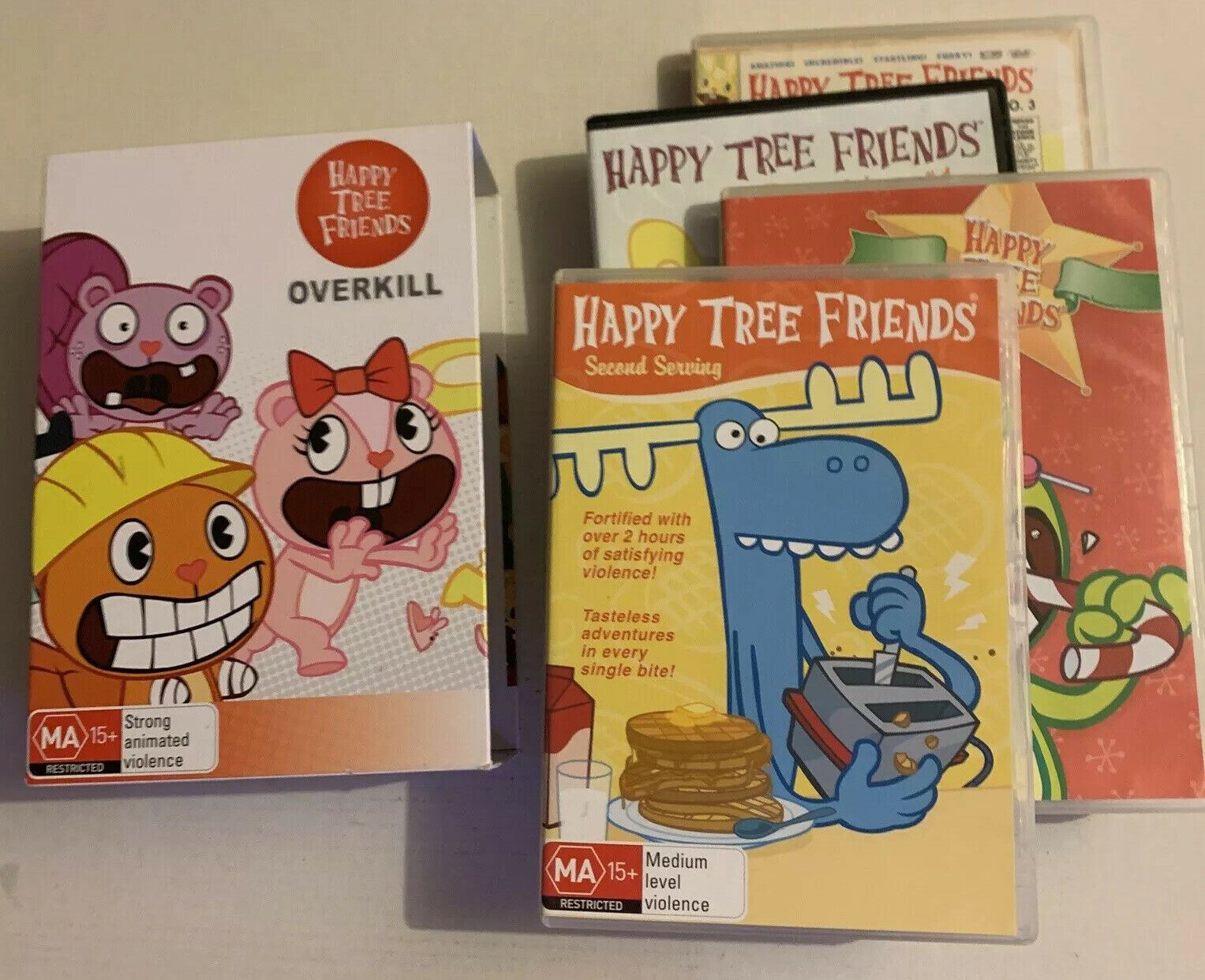 Happy Tree Friends - Overkill (DVD, 2005) 4-Disc Region 4 – Retro Unit