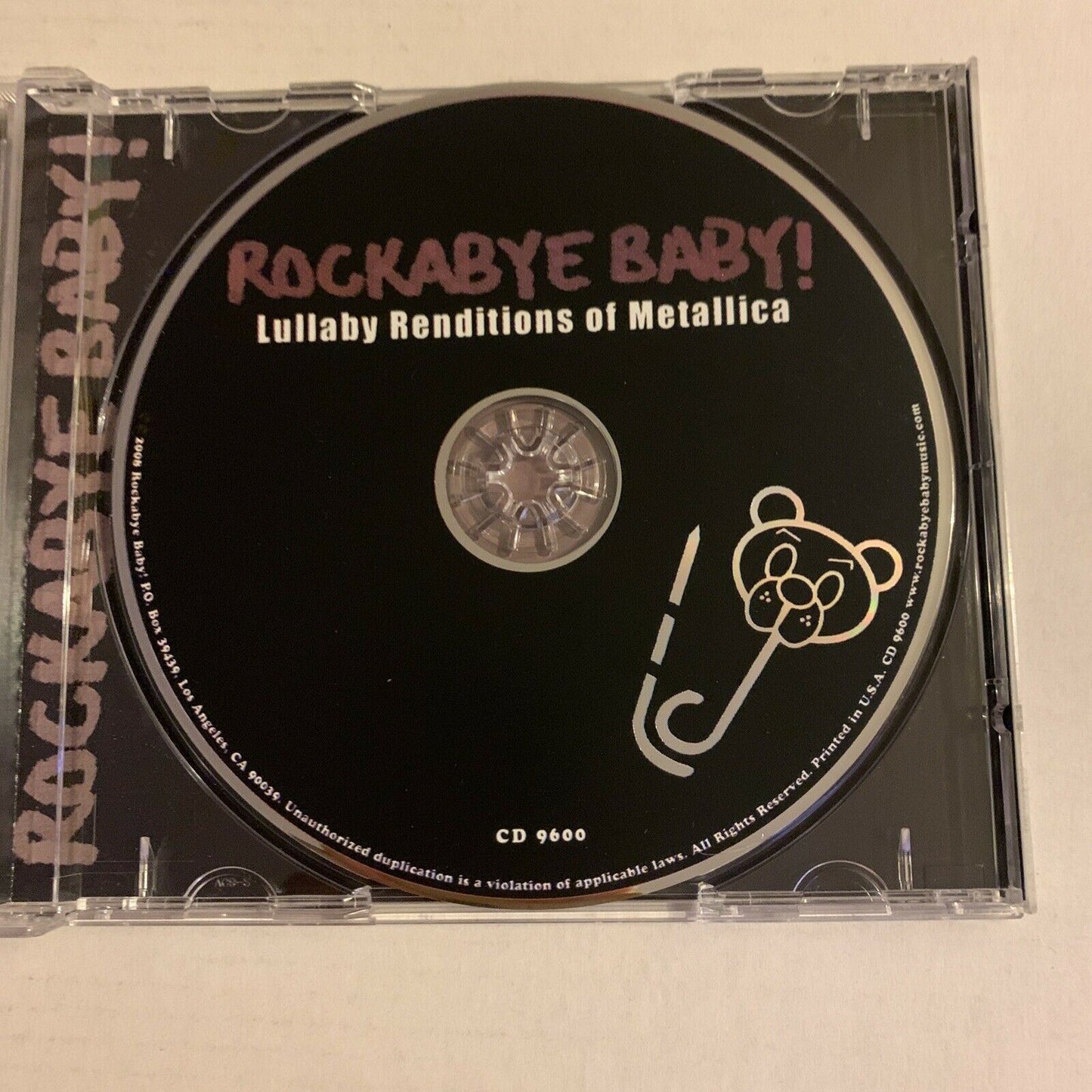 Rockabye Baby! Lullaby Renditions of Metallica by Rockabye Baby! (CD, Aug-2006,