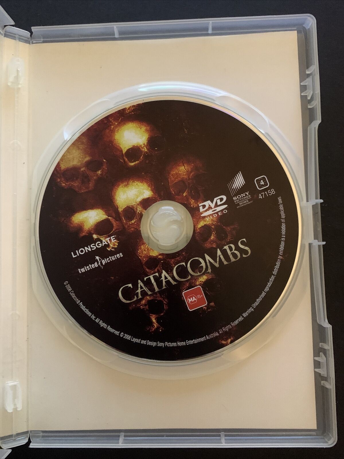 Catacombs (DVD, 2006) Shannyn Sossamon, Pink. Region 4