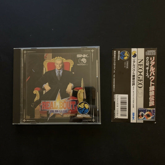 Real Bout Fatal Fury - Neo Geo CD SNK Japan Game