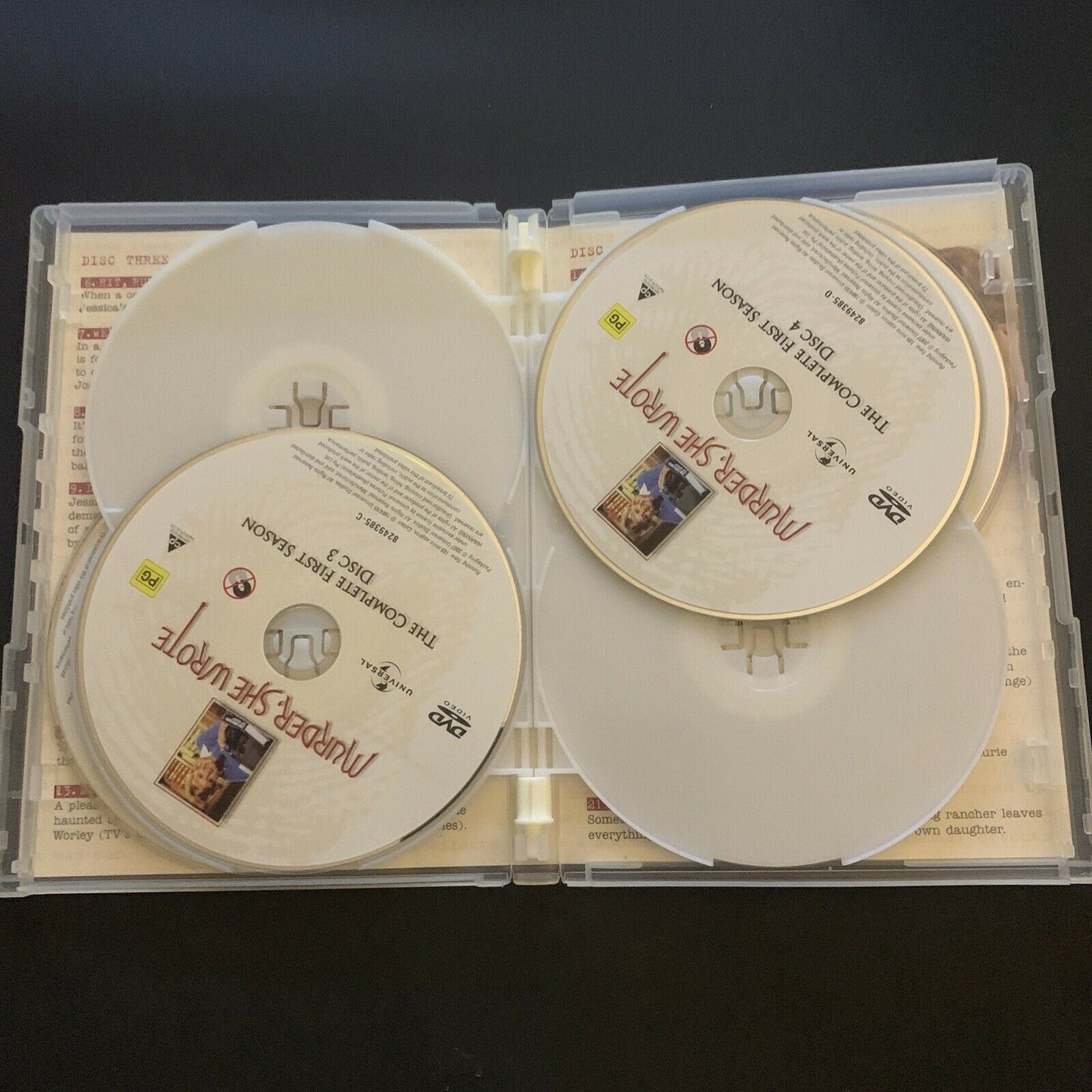 Murder She Wrote : Season 1 (DVD, 1984, 6-Disc Set) Angela Lansbury Region 4&2
