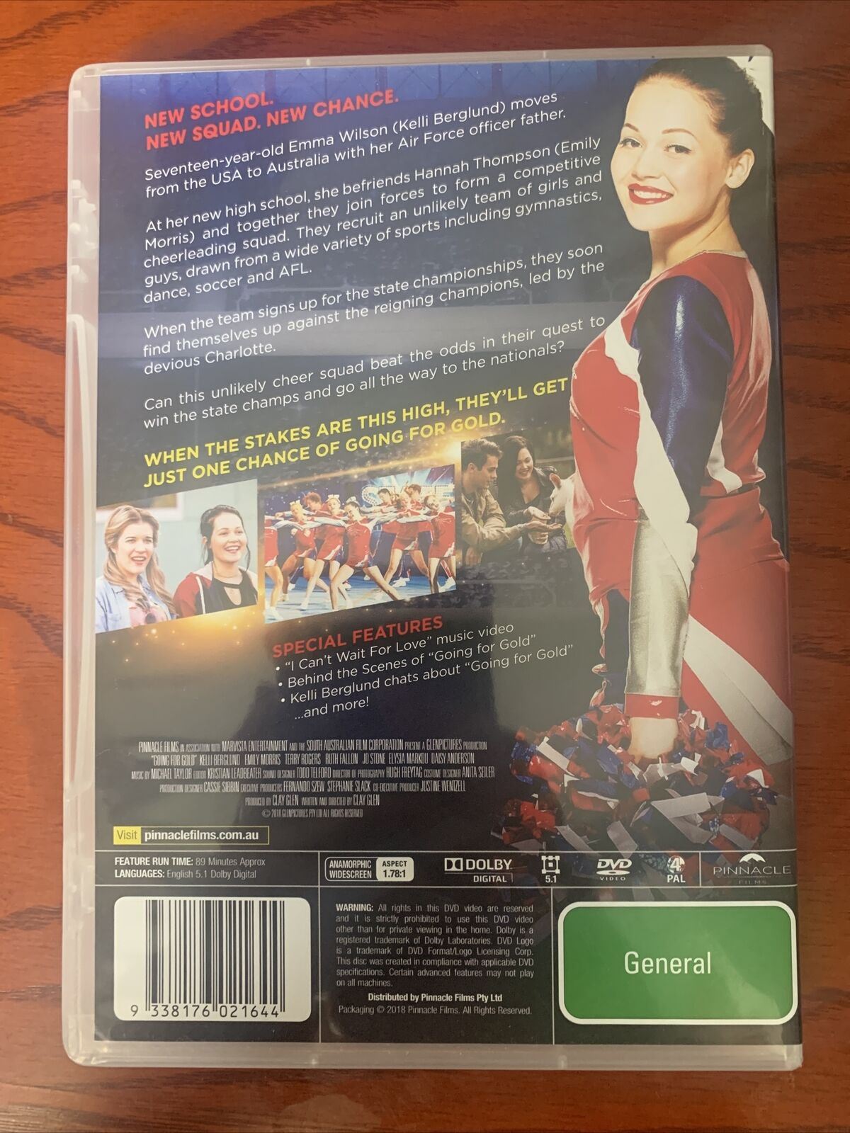 Going For Gold (DVD, 2018) Kelli Berglund, Emily Morris, Terry Rogers. Region 4