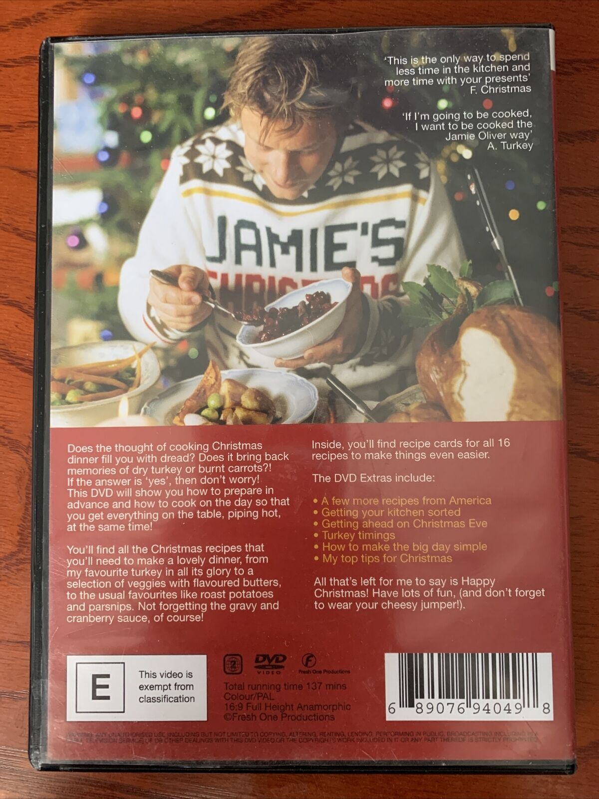 Jamie's Christmas (DVD, 2006) Jamie Oliver Region 2