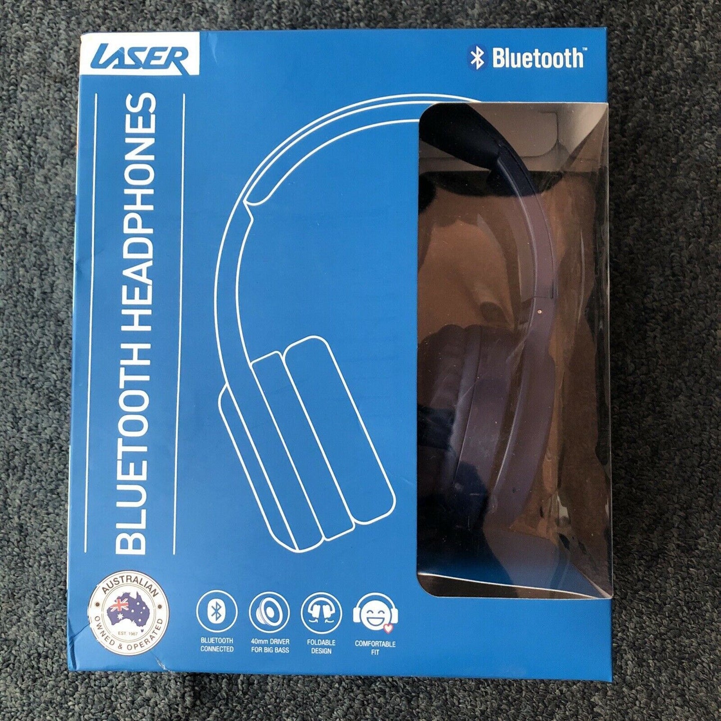 Laser Bluetooth Headphones Over the Ear