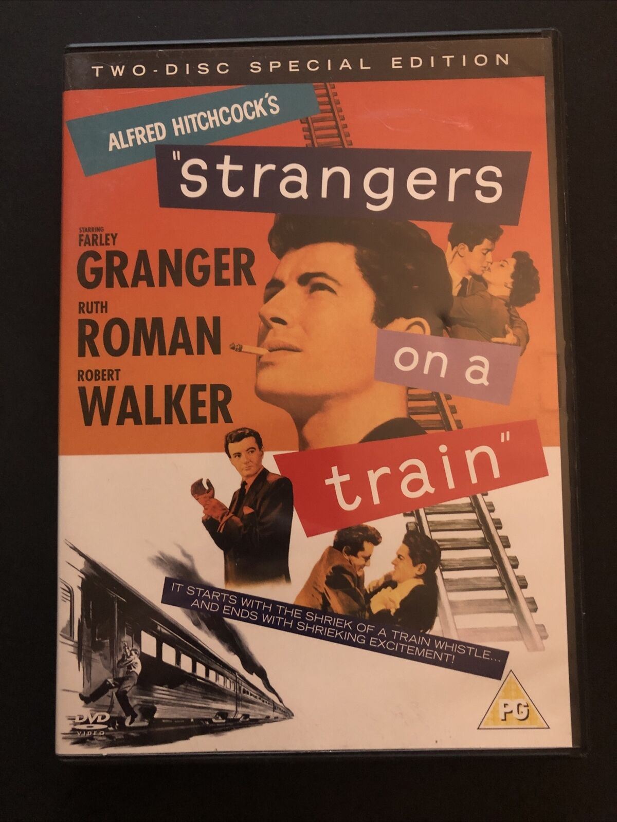 Strangers On A Train - Special edition (DVD, 1951, 2-Disc) Alfred Hitchcock
