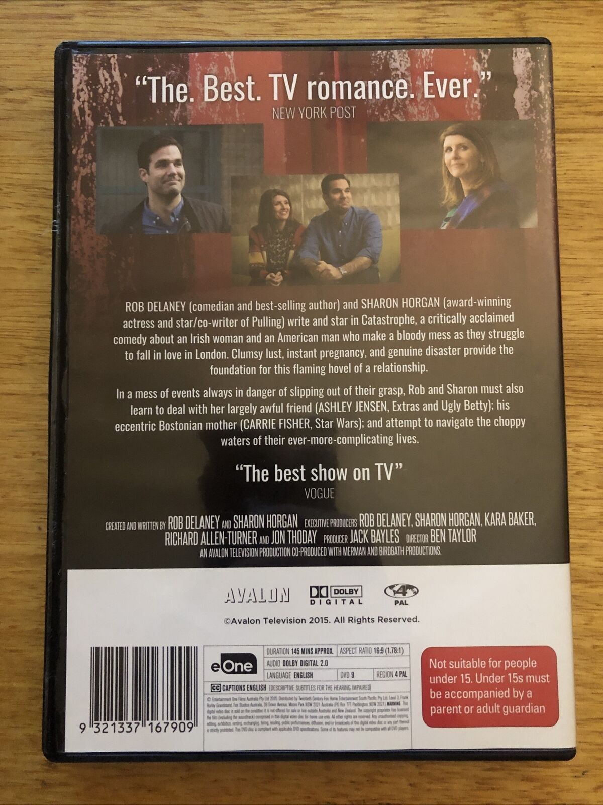 Catastrophe : Season 1 (DVD, 2016) Rob Delaney, Sharon Horgan. Region 4