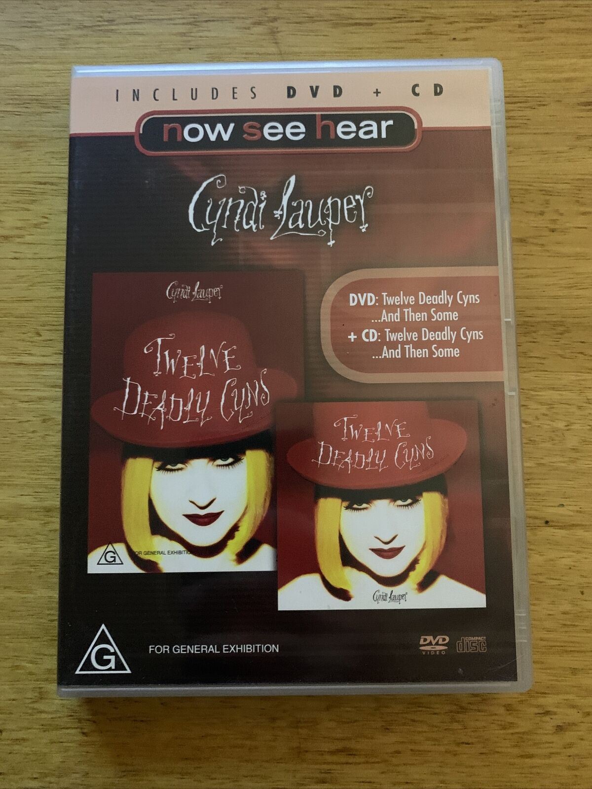 Cyndi Lauper - Now See Hear (DVD + CD, 2003)