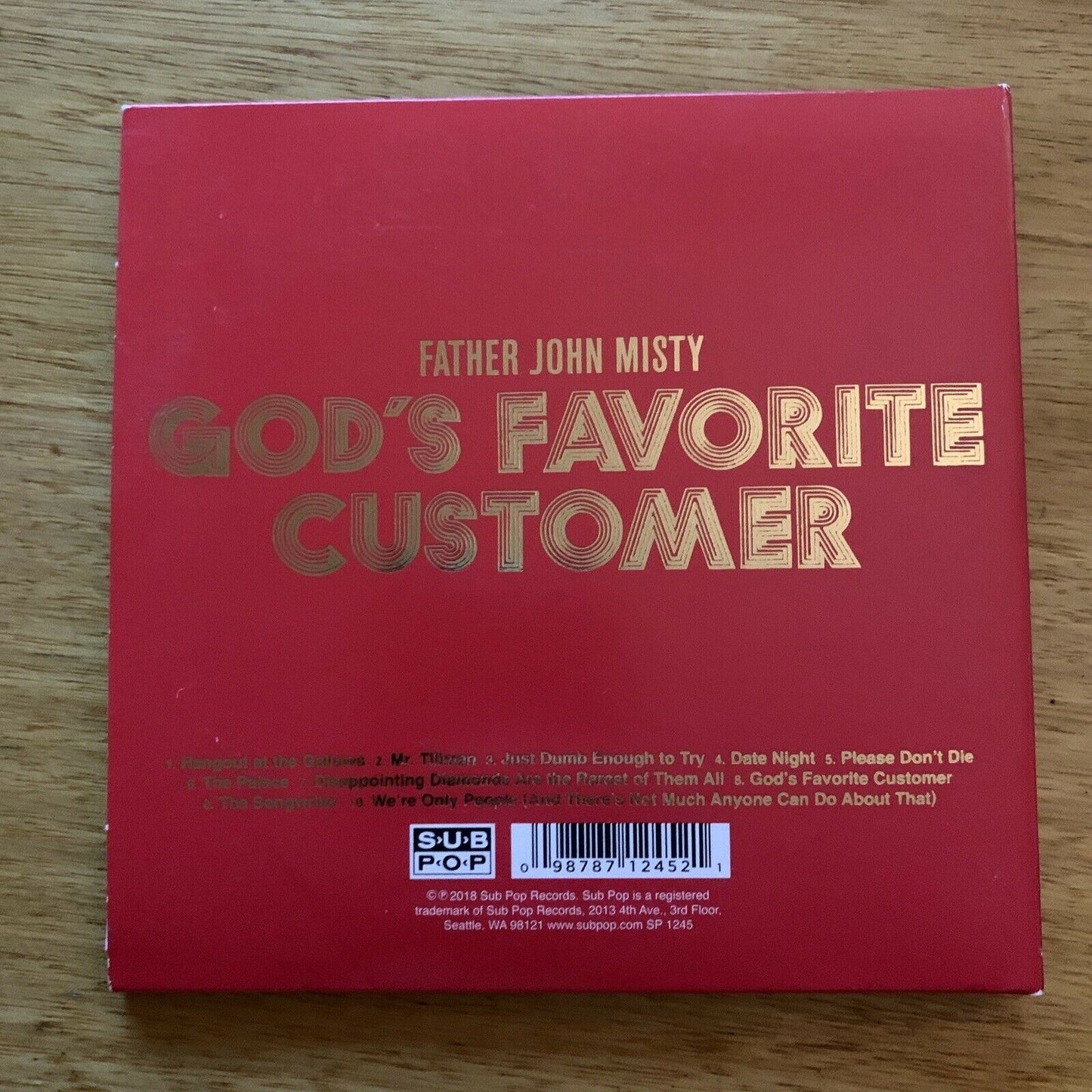 Father John Misty - God's Favorite Customer (CD, 2018, Album)