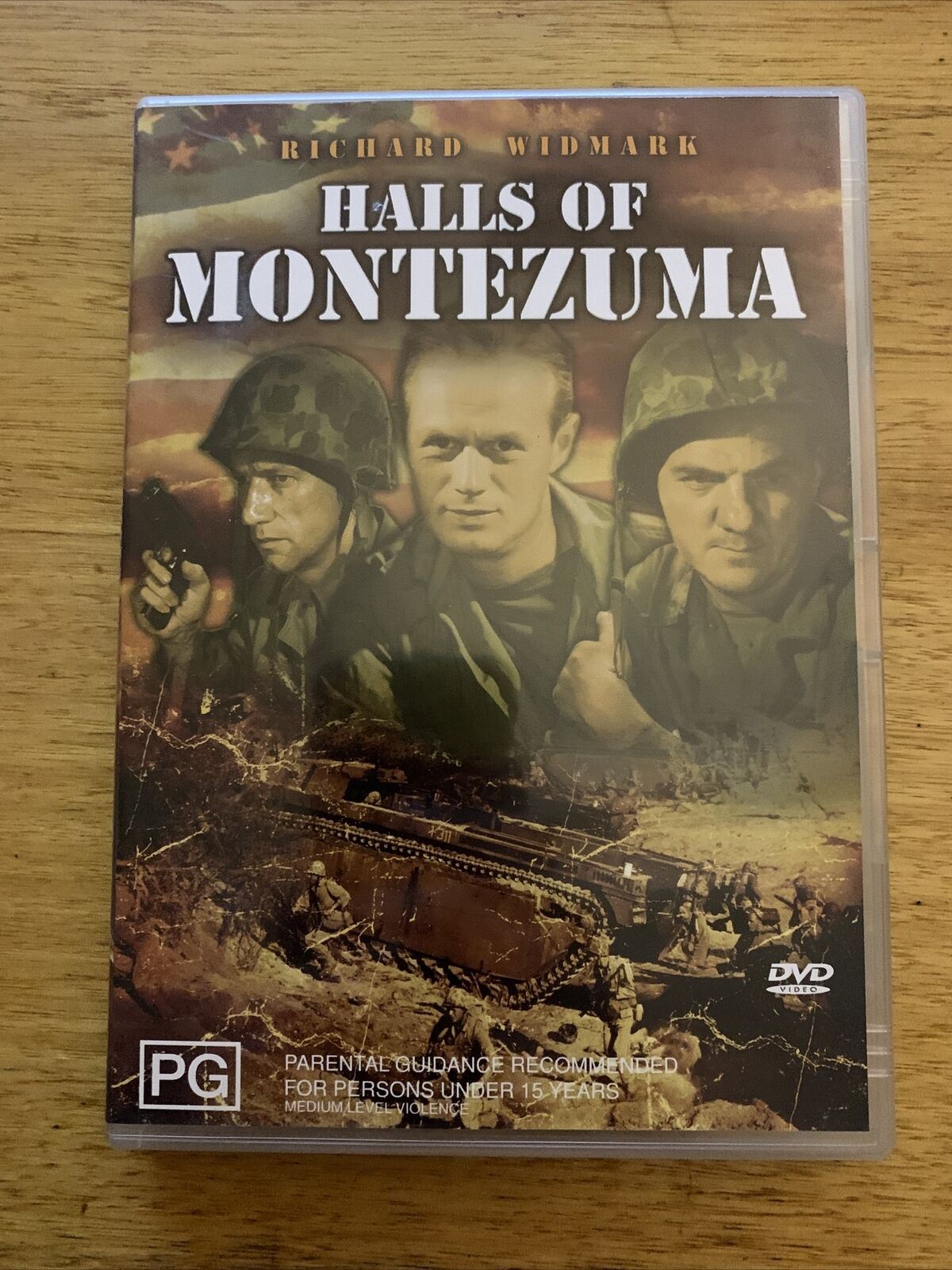 Halls of Montezuma (DVD, 1951) Richard Widmark, Jack Palance. Region 4&2