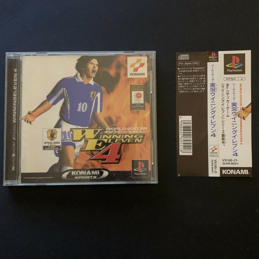 Winning Eleven 4 - Sony Playstation 1 PS1 NTSC-J Japan Game