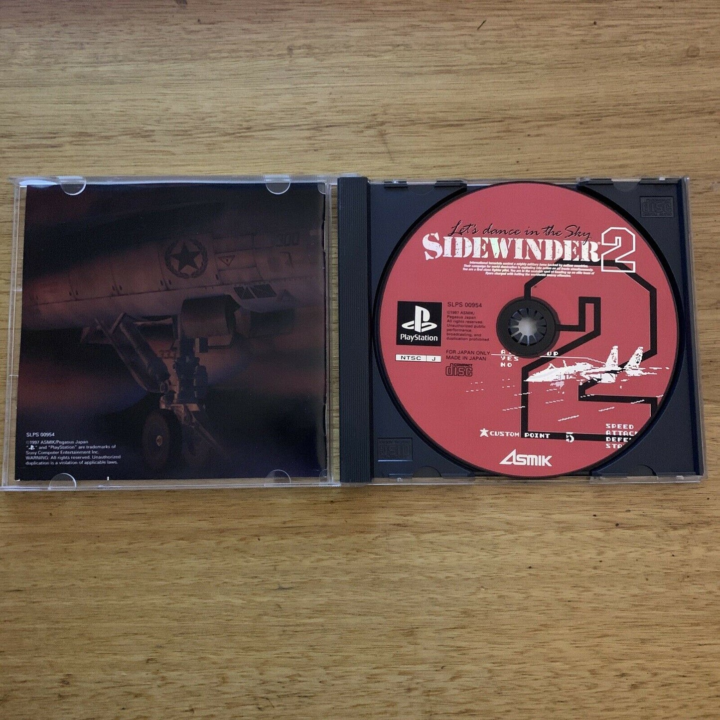 Sidewinder 2 - Playstation PS1 NTSC-J Japan Flight Combat Sim Game