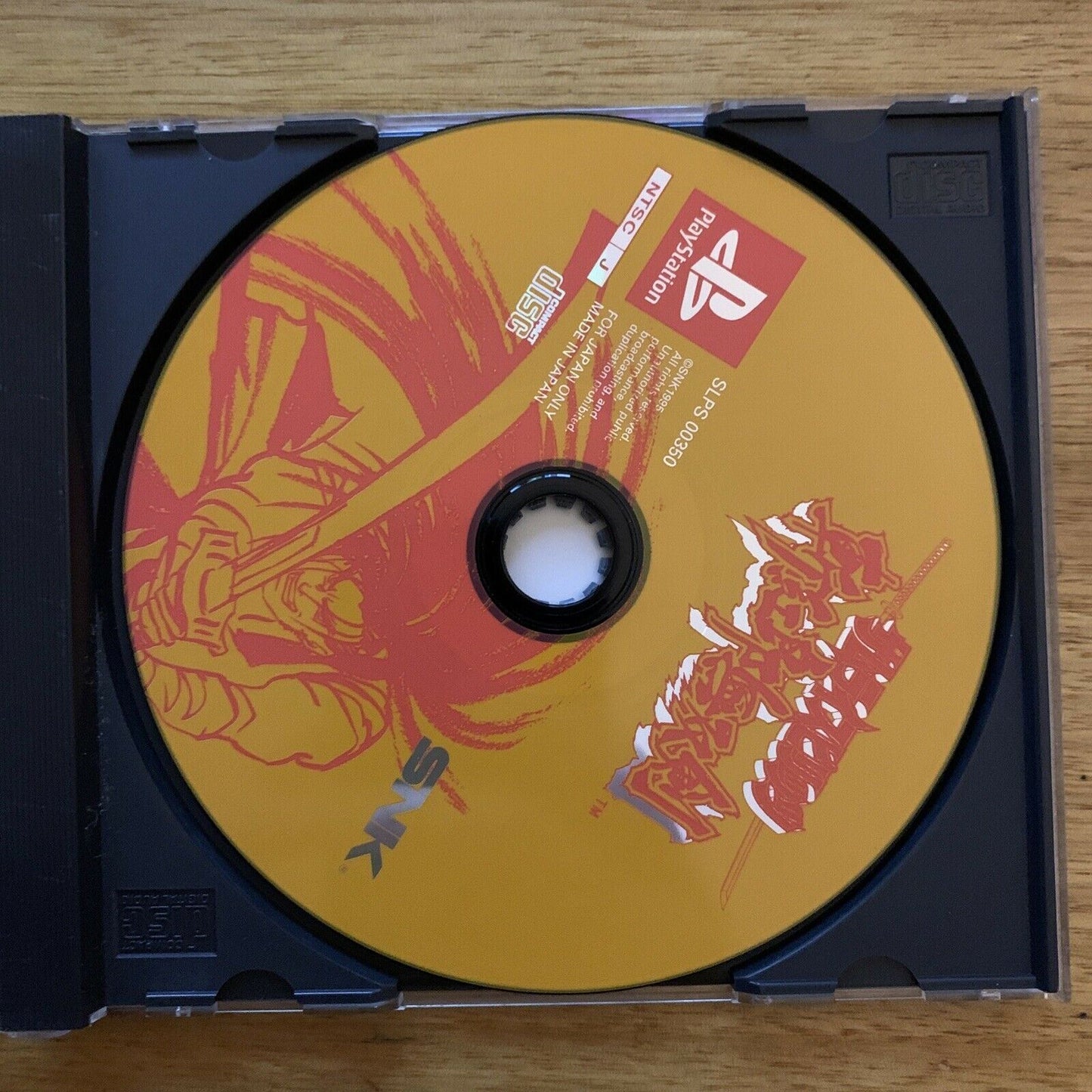 Samurai Spirits Showdown - Playstation PS1 NTSC-J Japan Fighting Game