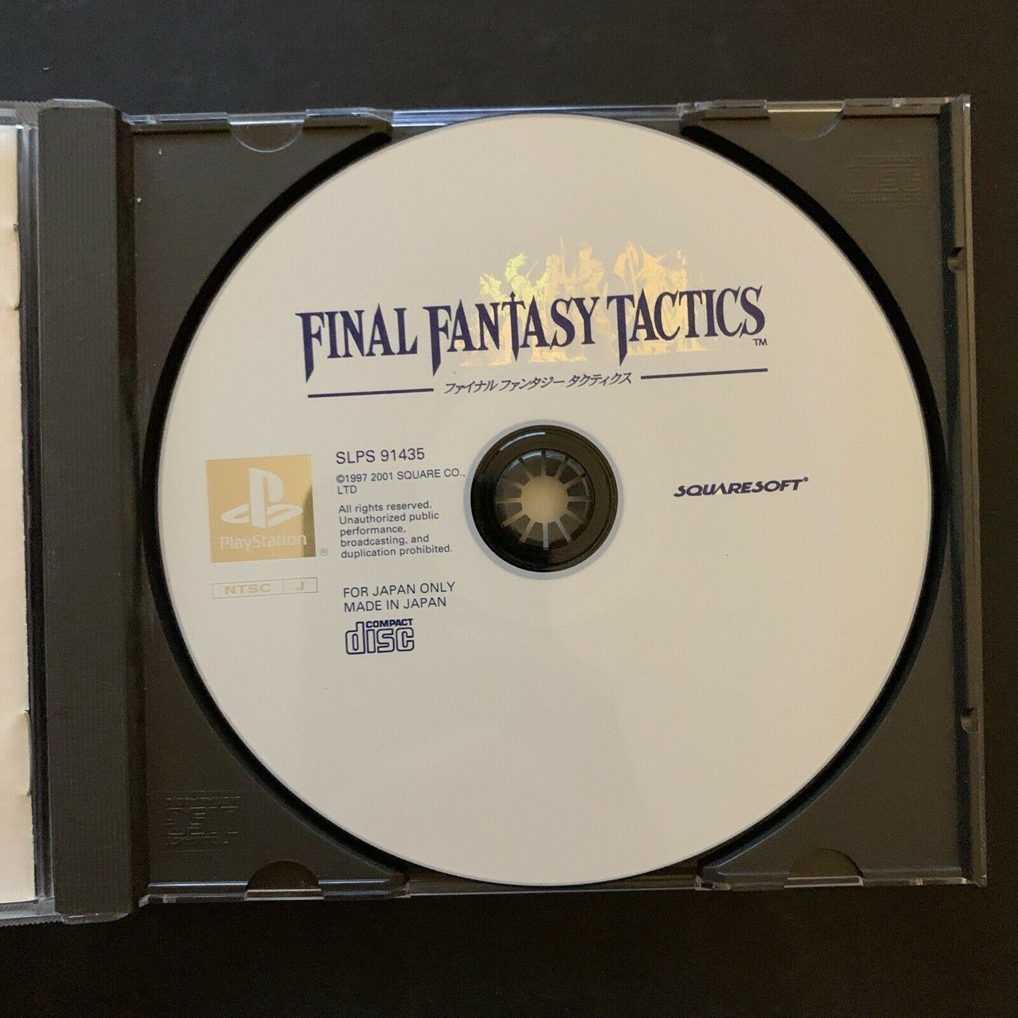 Final Fantasy Tactics - Sony Playstation PS1 NTSC-J Japan Square Tactic RPG Game