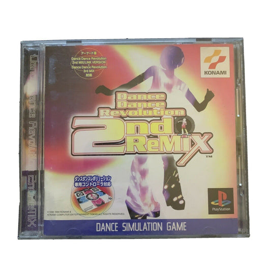 Dance Dance Revolution 2nd Remix - Playstation PS1 NTSC-J Japan Konami Game