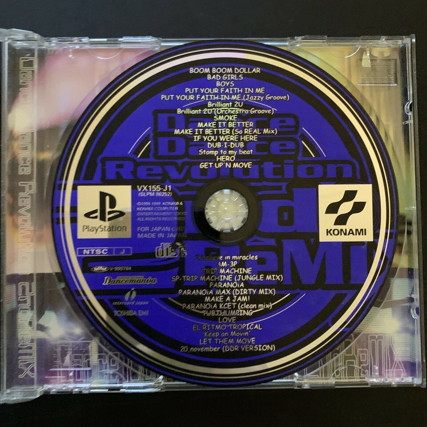 Dance Dance Revolution 2nd Remix - Playstation PS1 NTSC-J Japan Konami Game