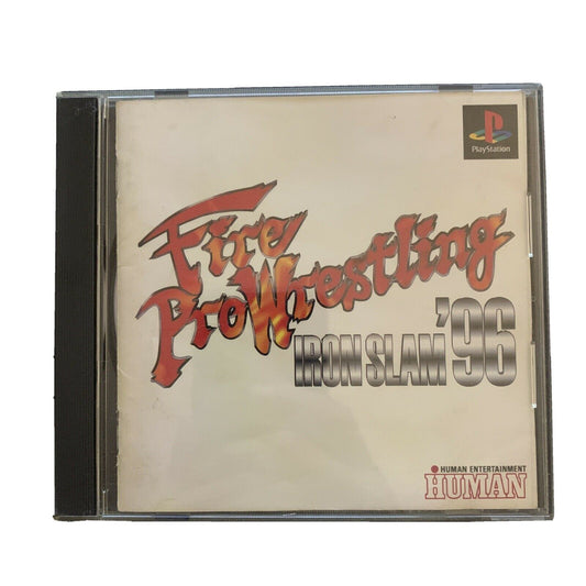 Fire Pro Wrestling: Iron Slam 96 - Playstation PS1 NTSC-J Japan 1996 Game