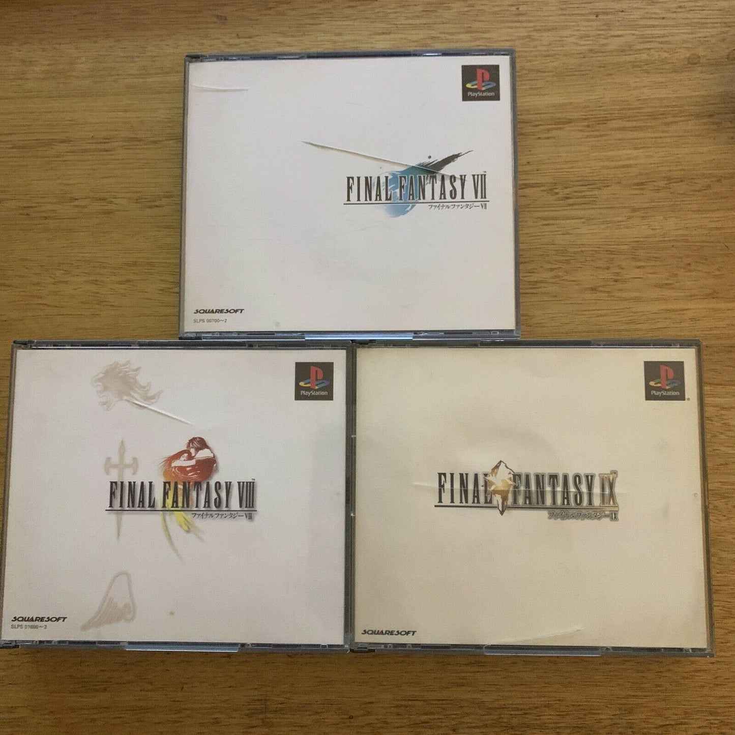 Final Fantasy VII 7, VIII 8, IX 9 - PlayStation 1 PS1 NTSC-J Japan