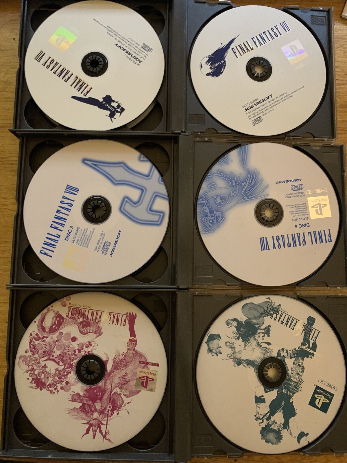 Final Fantasy VII 7, VIII 8, IX 9 - PlayStation 1 PS1 NTSC-J Japan