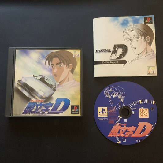 Initial D - Playstation PS1 NTSC-J Japan Car Drifting Racing Game