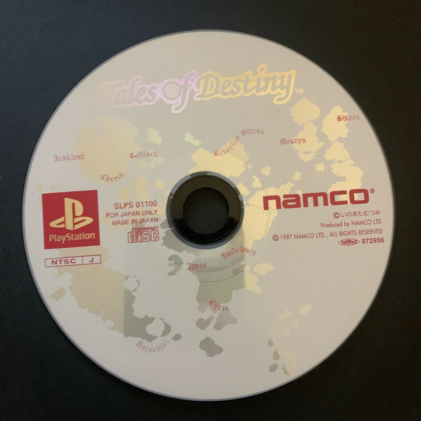 Tales Of Destiny - Playstation PS1 NTSC-J Japan NAMCO RPG 1997 Game